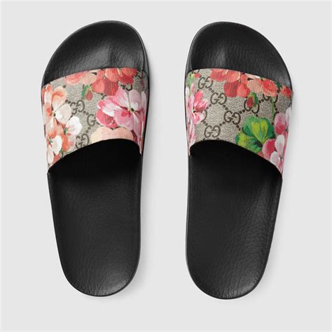 gucci flip flops florl|Gucci slides nordstrom.